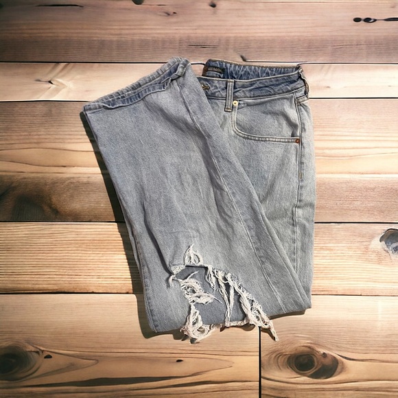 Wide Leg Wild Fable Jean Summer Staple Jean Intentionally Destroyed Super Comfy - Picture 10 of 13